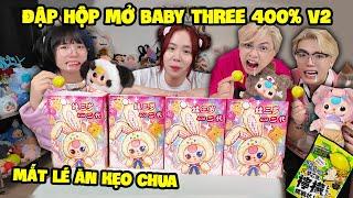 SAMMY ĐẬP HỘP MỞ BABY THREE 400% V2 MỚI NHẤT ! RA MẮT LÉ ĂN KẸO CHUA NHẤT THẾ GIỚI