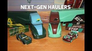 Disney Cars 3 Next-Gen Haulers Sputter Stop & Faux Wheel Drive (Piston Cup Customs)