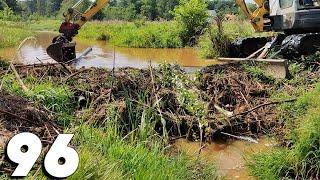 A Local Resident Tried To Lower The Water Level With A Drainage Pipe - Beaver Dam Removal No.96