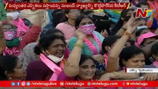 CM KCR grand Entry At LB Stadium | #KCRPublicMeeting | Ntv