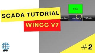 #2 - SCADA Programming WinCC V7 Tutorial: Touch push buttons in WinCC Explorer [1/3]