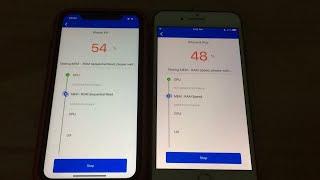 iPhone 8 plus vs iPhone Xr - Antutu Benchmark test (iOS 13.4)