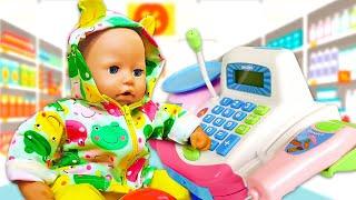 Видео куклы - БЕБИ Анабель в Магазине Одежды! - Весёлые игры одевалки для девочек с Baby Doll
