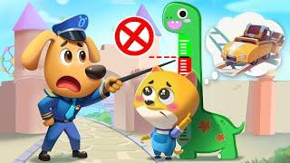 Keamanan Taman Hiburan | Tips Keamanan | Kartun Anak-anak | Kepala Polisi Labrador