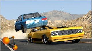 BeamNG Drive Random Vehicle #38 Crash Testing #151 - Insanegaz