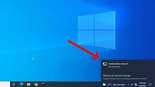 Fix Unidentified Network No Internet Access