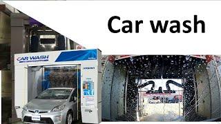 Car-Washing machine in Japan- ජපානයේදී කාවොෂ් එකක් දාන ආකාරය