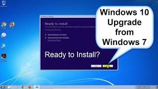 Windows 10 upgrade from Windows 7 - Upgrade Windows 7 to Windows 10 - Beginners Start to Finish 2018