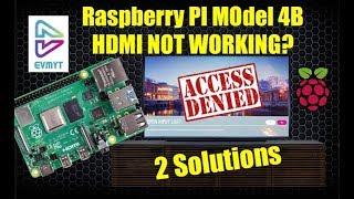 How to fix and unbrick HDMI output on Raspberry PI model 4B and perform Recovery, 2 methods