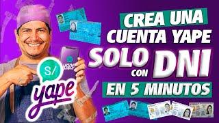 #YAPE CREA UNA CUENTA YAPE USANDO DNI EN 5MINUTOS