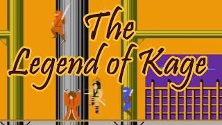 The Legend of Kage (NES Dendy Famicom 8 bit) - Полное прохождение игры "Легенда о Кагэ" на Денди