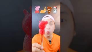 Makan Es Krim Lolipop Karakter #asmr #mukbang #makansesuaiemoji #makansesuaiwarna #videomakan