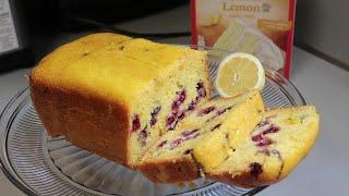Lemon Blueberry Cake in a Bread Machine