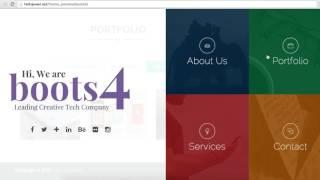 The  First ever Bootstrap 4 Template - Download Boots4