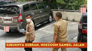 Jawaban Santai GIBRAN | Saat Diganggu Zoom Meeting oleh Wartawan