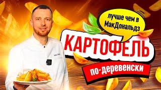 Вкусно – и точка картофель по-деревенски: секрет приготовления от шеф-повара