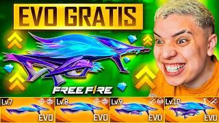 ¡NUEVA ¨EVO GRATIS¨ EN FREE FIRE * LA AUG MÁS PODEROSA DE TODO FF !!!