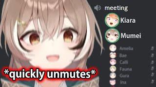 *All EN having a Discord meeting* 𝙆𝙞𝙖𝙧𝙖 𝙢𝙖𝙠𝙞𝙣𝙜 𝙖 𝙟𝙤𝙠𝙚: