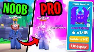 WENT FROM NOOB TO PRO WITH OP SECRET PET!!! | ROBLOX REBIRTH CHAMPIONS X