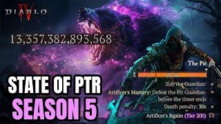 SEASON 5 State of PTR - Theme, Bugs & Class Balance Diablo 4