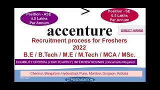 FRESHERS - Accenture recruitment process for freshers 2022