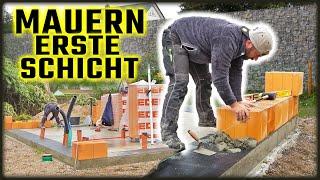 RECHTEN WINKEL ermitteln 3-4-5 | MAUERN & ANLEGEN der ersten Schicht! | Home Build Solution