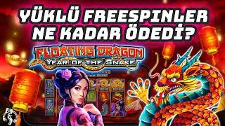  FLOATING DRAGON YEAR OF THE SNAKE YÜKSEK BONUS OYUNLARI FREESPIN #slot #slotoyunları #casino