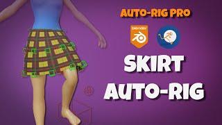 [Blender] Auto-Rig Pro: New Skirt Rig!