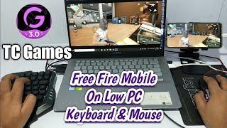 how to play free fire in pc without emulator tc games with keyboard & mouse | mirror screen to pc