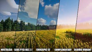 Top 5 Minecraft Shaders Comparison 2021 | Minecraft Java Edition