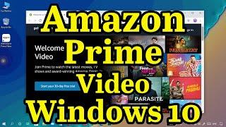 How to install Amazon Prime Video app in Windows 10 using Google Chrome ||  Web App ||