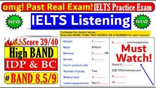 IELTS LISTENING PRACTICE TEST 2024 WITH ANSWERS | 11.08.2024