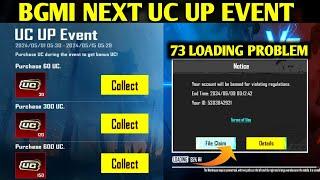 Bgmi Next Uc Up Event Release Date | 73 Loading Problem | Any Solution ?