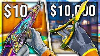 $10 vs $10,000 CS2 Loadouts!