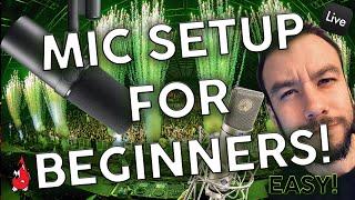 MICROPHONE Setup For Beginners! (EASY, Ableton Live)