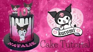 Kuromi Cake Tutorial!