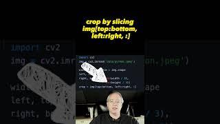 Crop images with OpenCV Python