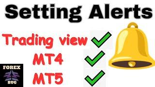 How to SET ALERTS Like a pro (MT4 /MT5 Vs Trading View) Everything you need to know!!!