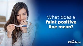 Meaning of Faint Line on a Pregnancy Test - Clearblue