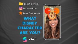 SPARK AR QUIZ | WHAT DISNEY CHARACTER ARE YOU?