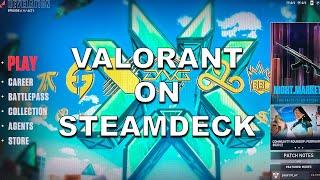 STEAM DECK - VALORANT STEADY FPS ON HIGH SETTINGS