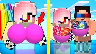 5 WAYS TO SNEAK FOOD INTO THE WATER PARK IN MINECRAFT!