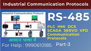 What is RS-485 and How is it Used? Part-3 Industrial Communication Protocol in Hindi#rs485 #plc