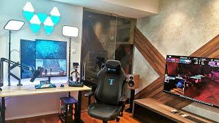 My DREAM Gaming Setup  Streaming Studio & Room Tour 2021