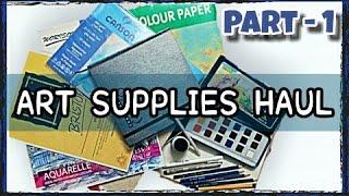 ART SUPPLIES HAUL 2016 -Part 1