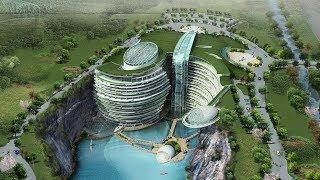 Shanghai's Underwater Quarry Hotel