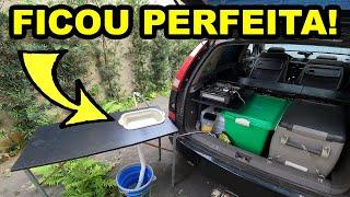 MESA com PIA para MINI MOTORHOME | Cozinha no MINI MOTORHOME