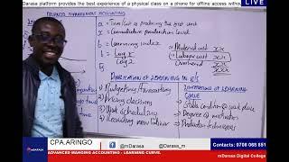 LEARNING CURVE -LESSON 2 -ADVANCED MANAGEMENT ACCOUNTING