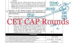 CET 2020 CAP Rounds Exact Dates with Secret Tricks of CAP Rounds