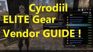 ️ ESO Cyrodiil Armor Sets Guide - Elite Gear Vendor (RANDOM Armor Set Items) Elder Scrolls Online
